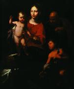 Bernardo Strozzi, Holy Family with St. John the Baptist